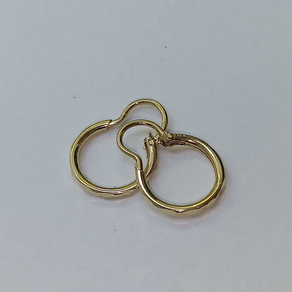 ARRACADAS PAR ORO 14 K 0,80 GRMS (SEMINUEVO)