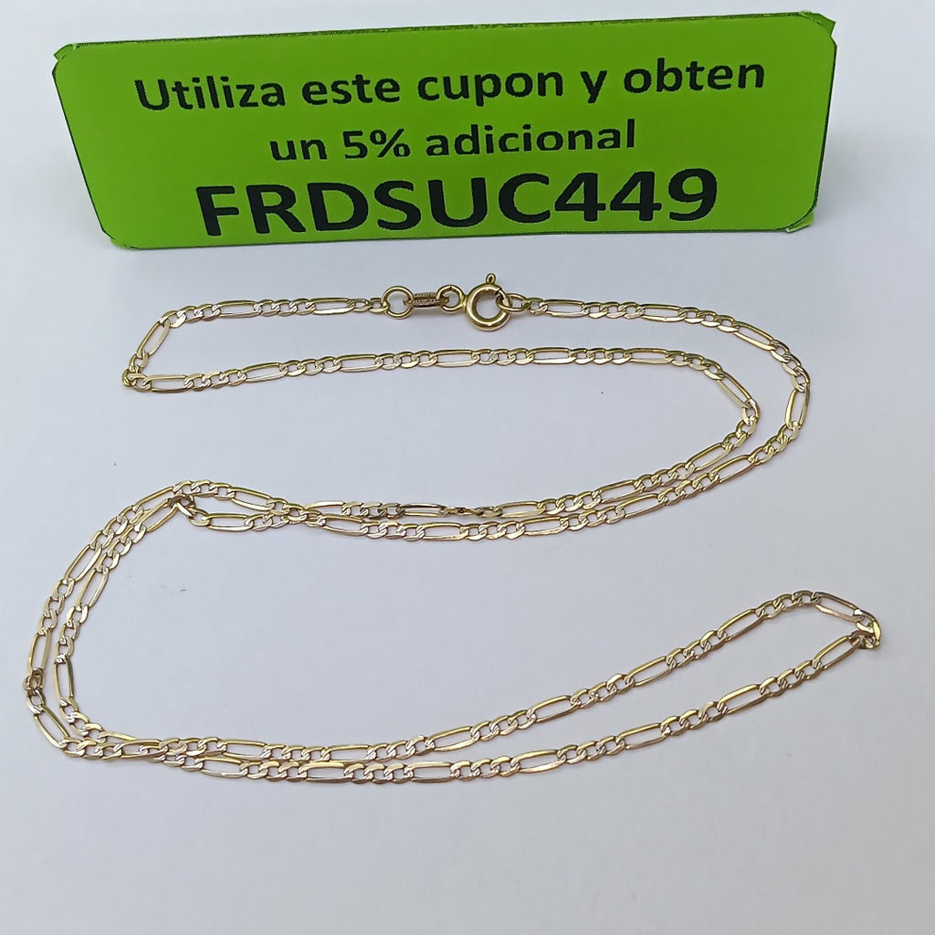 CADENA ORO 14 K 2.6 GRMS (SEMINUEVO)