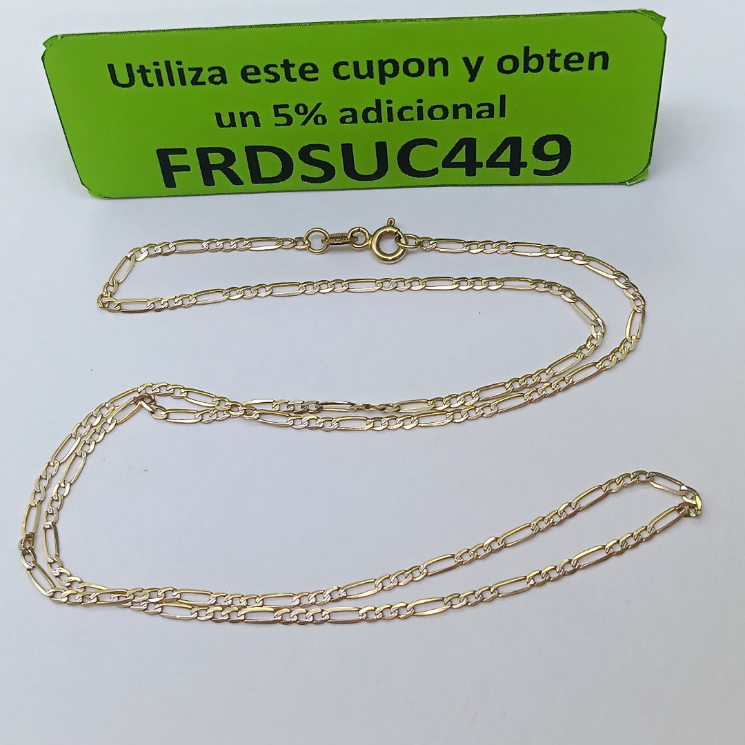 CADENA ORO 14 K 2.6 GRMS (SEMINUEVO)