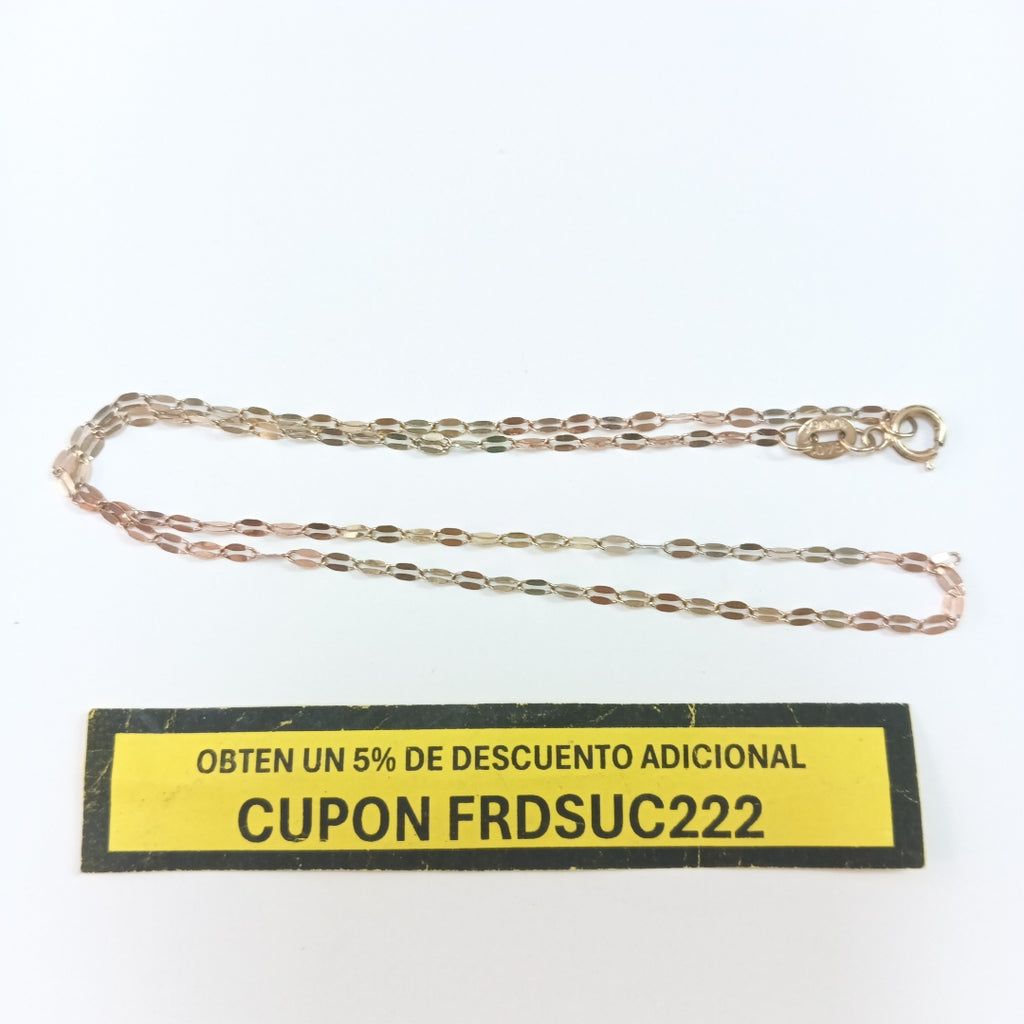 CADENA ORO 10 K 0,80 GRMS (SEMINUEVO)