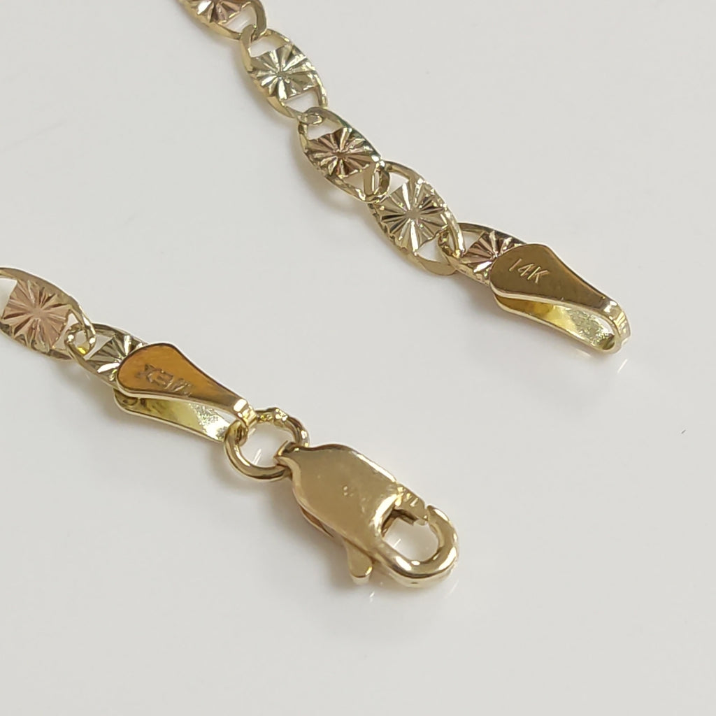 PULSERA GUCHI 14K 18 CM 2.8 GR (NUEVO)
