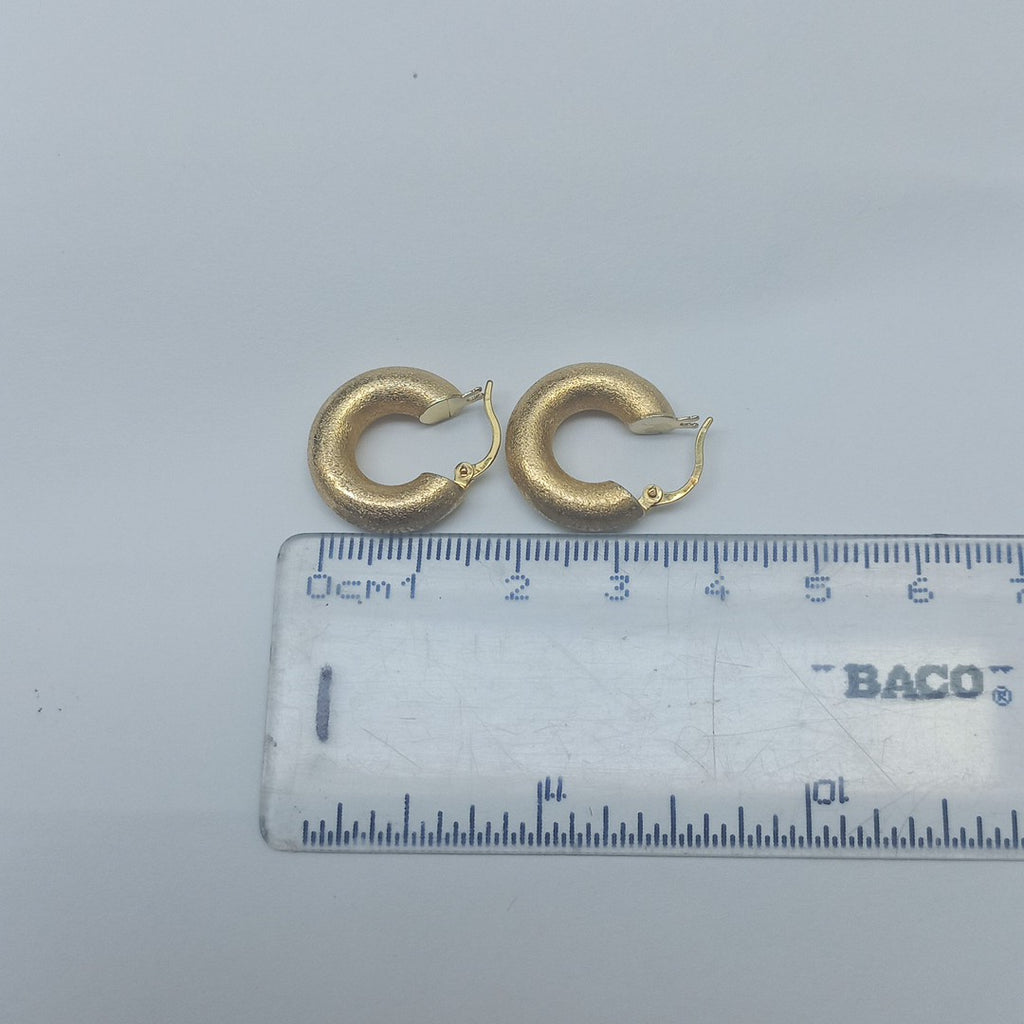 ARRACADAS PAR ORO 14 K 2.4 GRMS (SEMINUEVO)