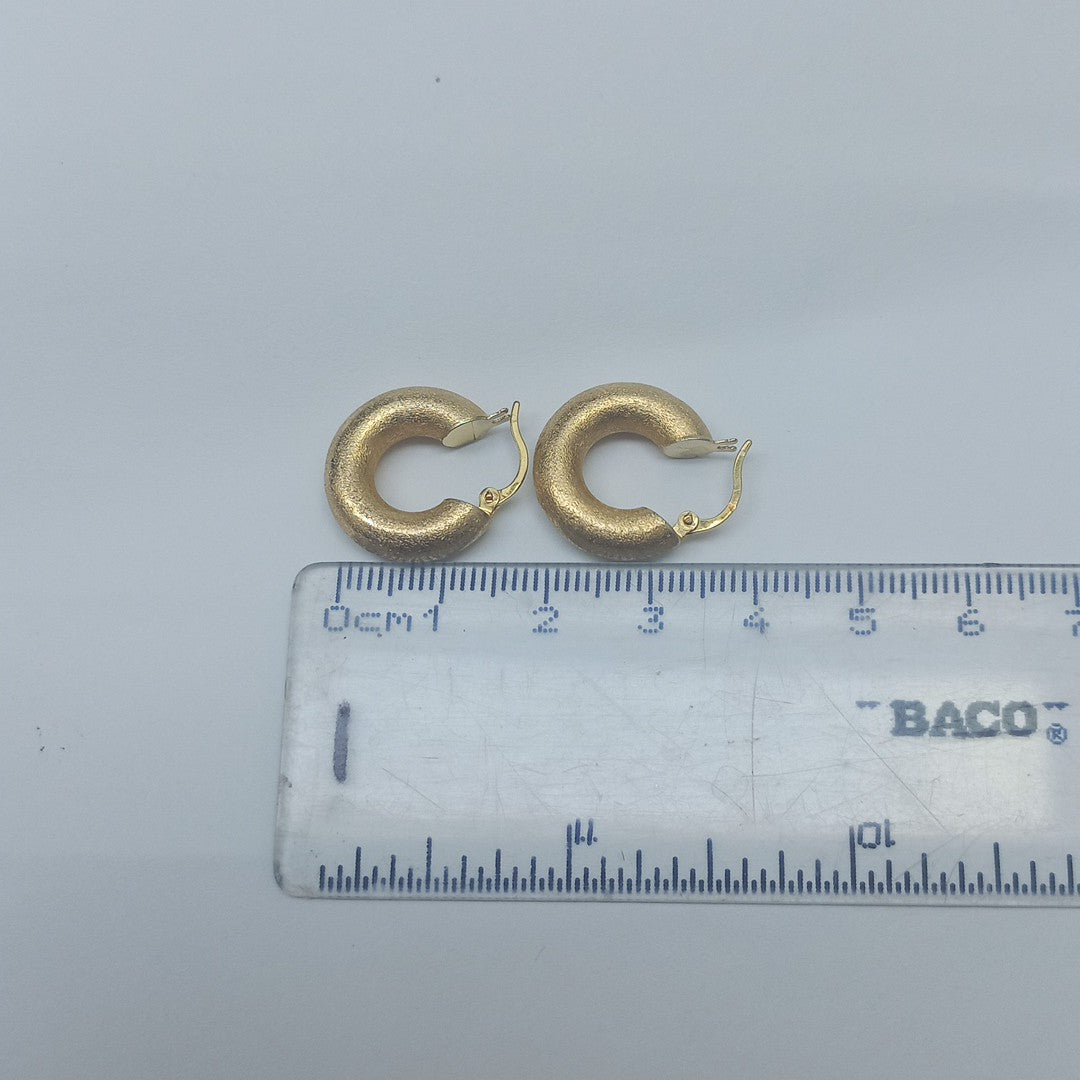 ARRACADAS PAR ORO 14 K 2.4 GRMS (SEMINUEVO)