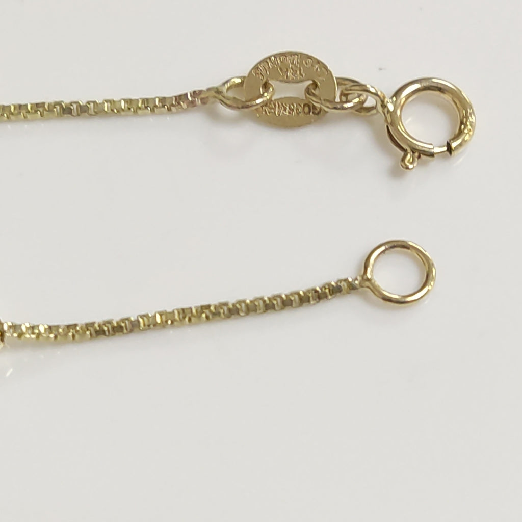 PULSERA ESPECIAL CON BOLITAS 14K 18 CM 1.4 GR (NUEVO)