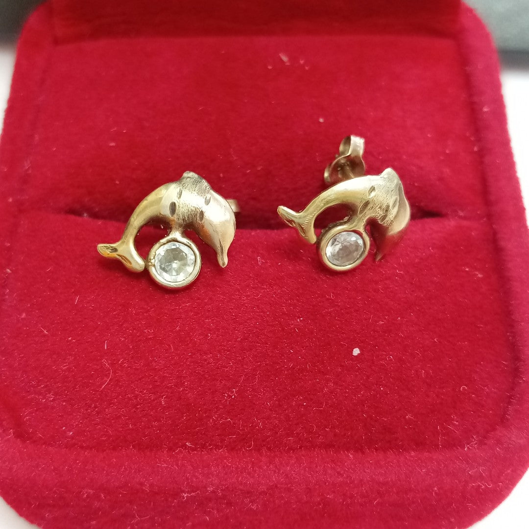 BROQUELES PAR ORO 10 K 0,80 GRMS (SEMINUEVO)