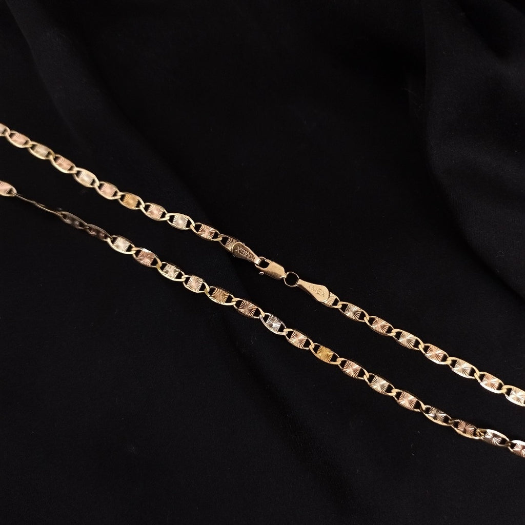 CADENA ORO COMBINADO 10 K 6.8 GRMS (SEMINUEVO)