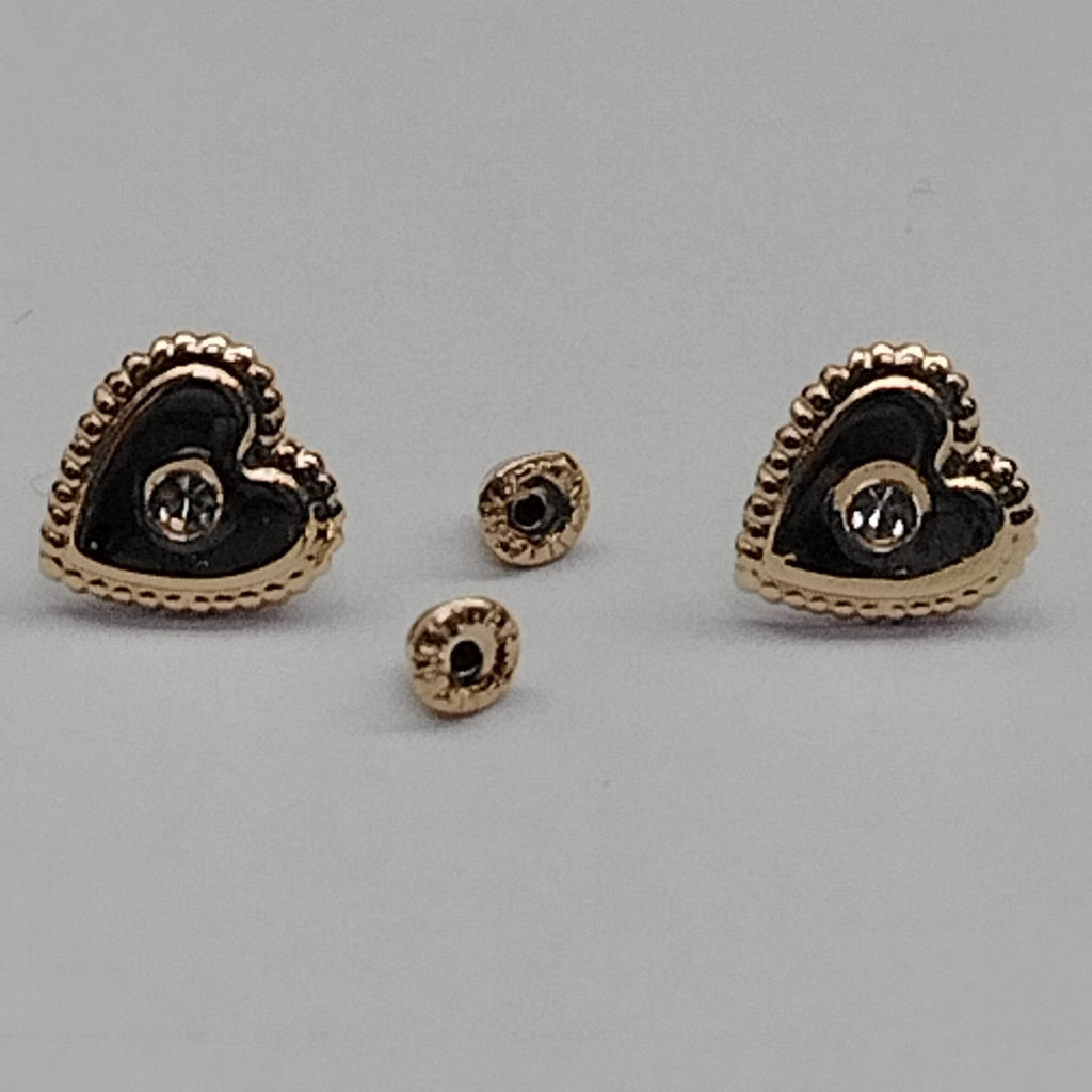 BROQUELES BROQUEL FIG CORAZON C CIRCONIA 14K 0.2614 GR (NUEVO)