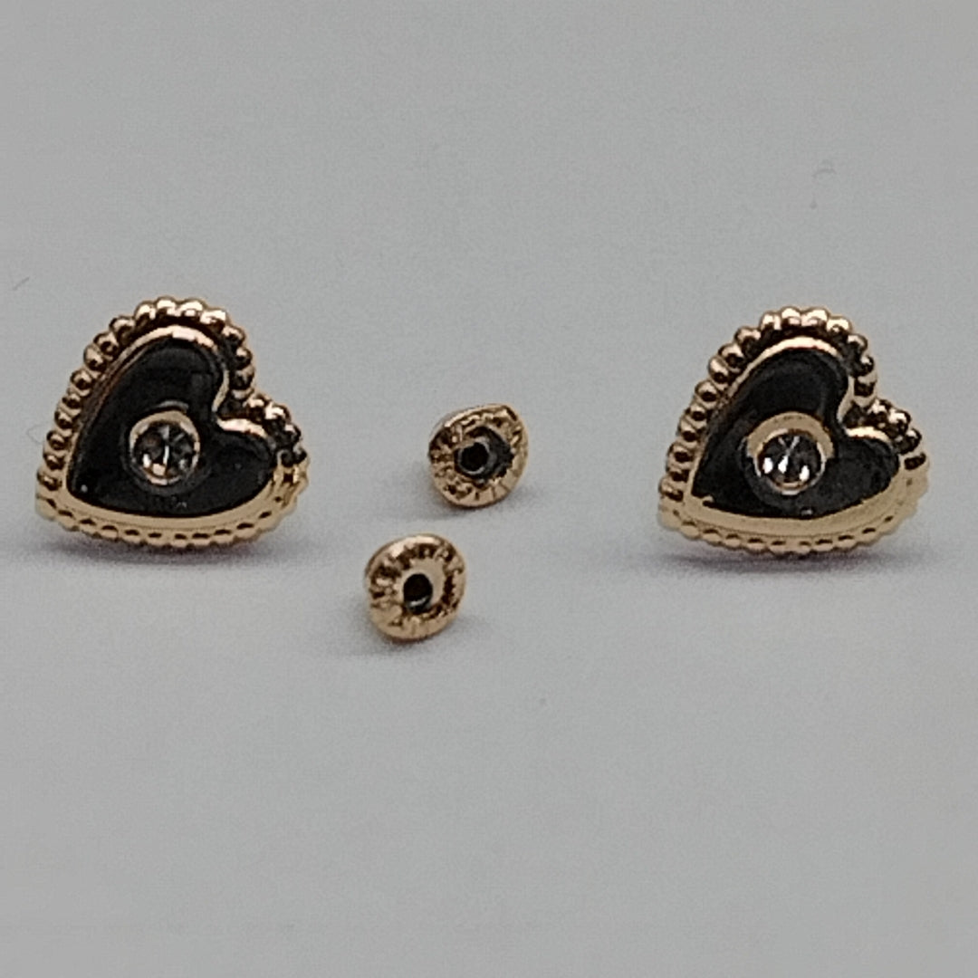 BROQUELES BROQUEL FIG CORAZON C CIRCONIA 14K 0.2614 GR (NUEVO)