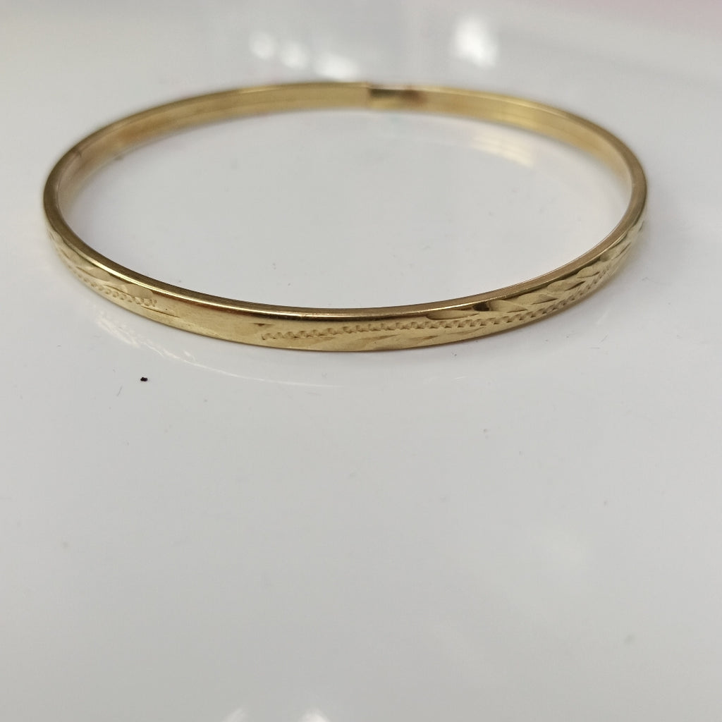 PULSERA RIGIDA ORO 10 K 5,00 GRMS (SEMINUEVO)
