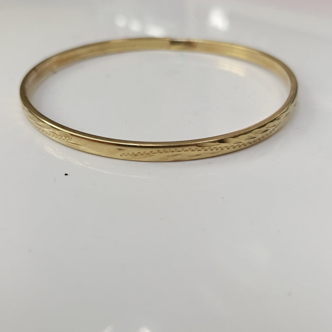 PULSERA RIGIDA ORO 10 K 5,00 GRMS (SEMINUEVO)