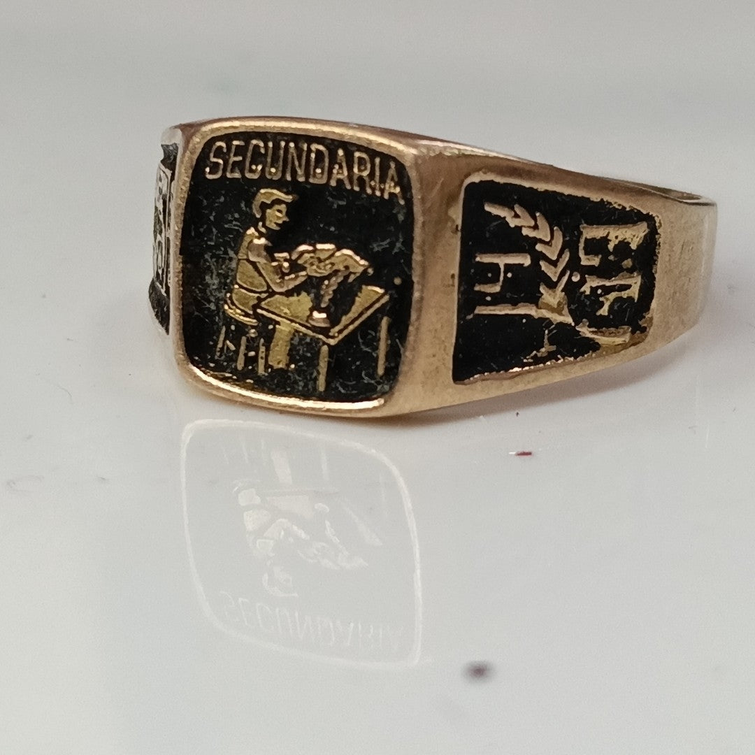 ANILLO DE GRADUACIÓN ORO 8 K 3,00 GRMS (SEMINUEVO)