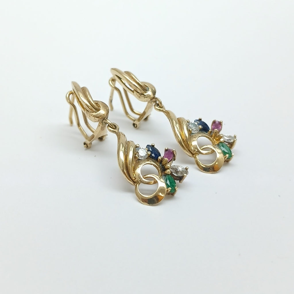 ARETES PAR ORO 10 K 4.6 GRMS (SEMINUEVO)