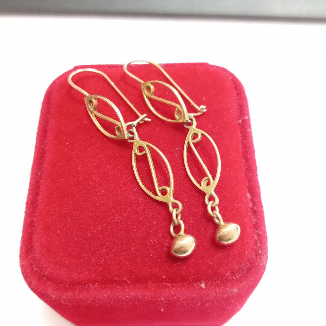 ARETES PAR ORO 10 K 2.2 GRMS (SEMINUEVO)