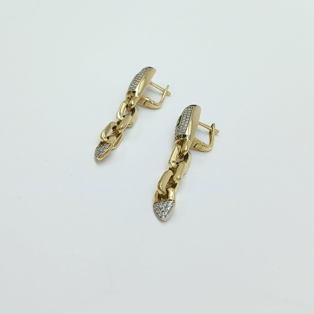 ARETES PAR ORO 10 K 5.2 GRMS (SEMINUEVO)