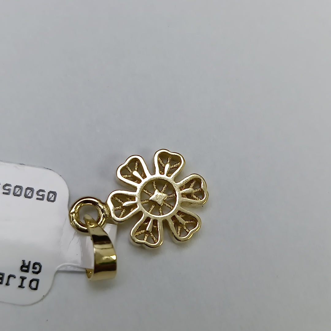 DIJE FLOR 14K 1.3 GR (NUEVO)