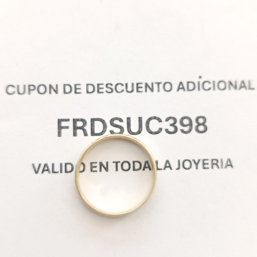 ARGOLLA ORO 10 K 2 GRMS (SEMINUEVO)