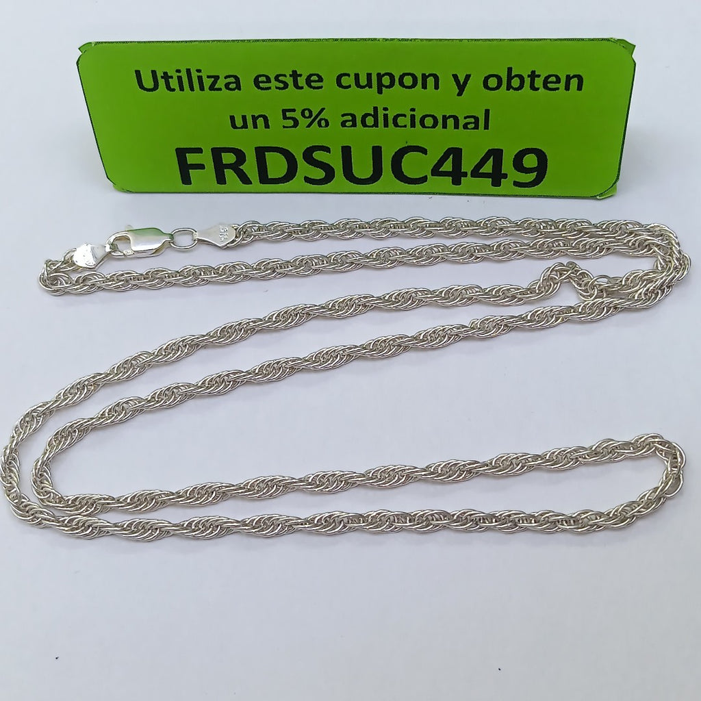 CADENA PLATA 11.1 GRMS (SEMINUEVO)
