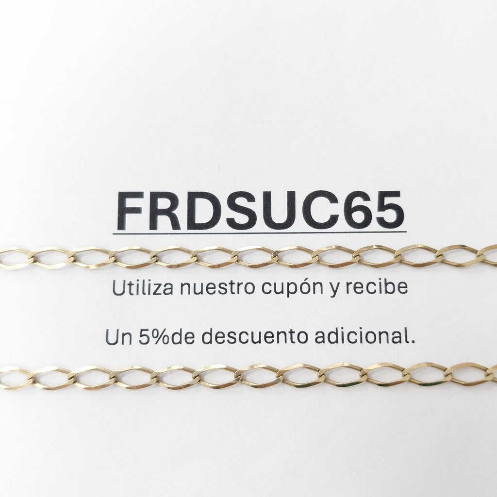 CADENA ORO 10 K 7.2 GRMS (SEMINUEVO)