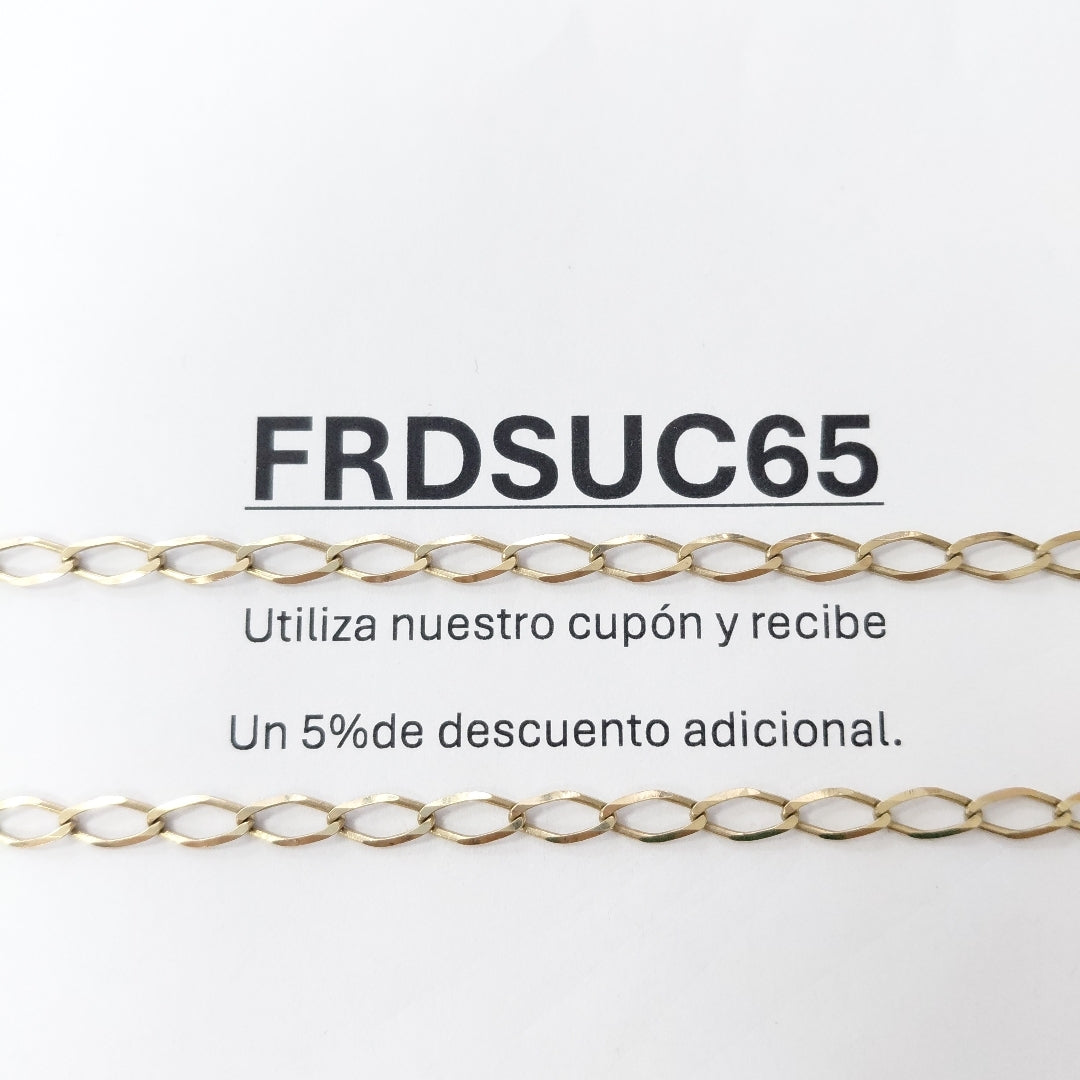 CADENA ORO 10 K 7.2 GRMS (SEMINUEVO)