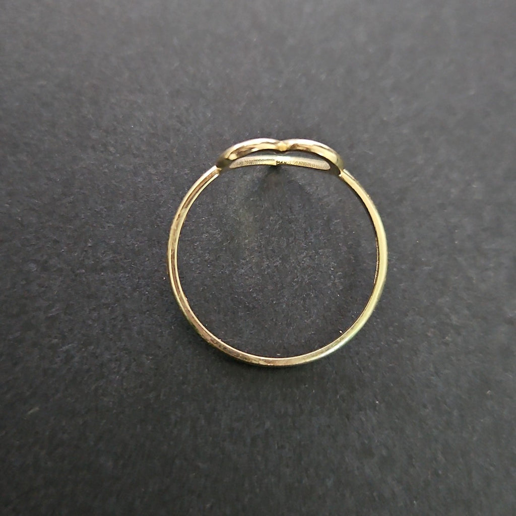 ANILLOS ANILLITO FIG CORAZON 10K TALLA 7 0.8 GR (NUEVO)