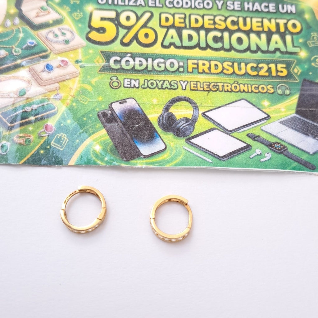 ARRACADAS PAR ORO 10 K 1,10 GRMS (SEMINUEVO)