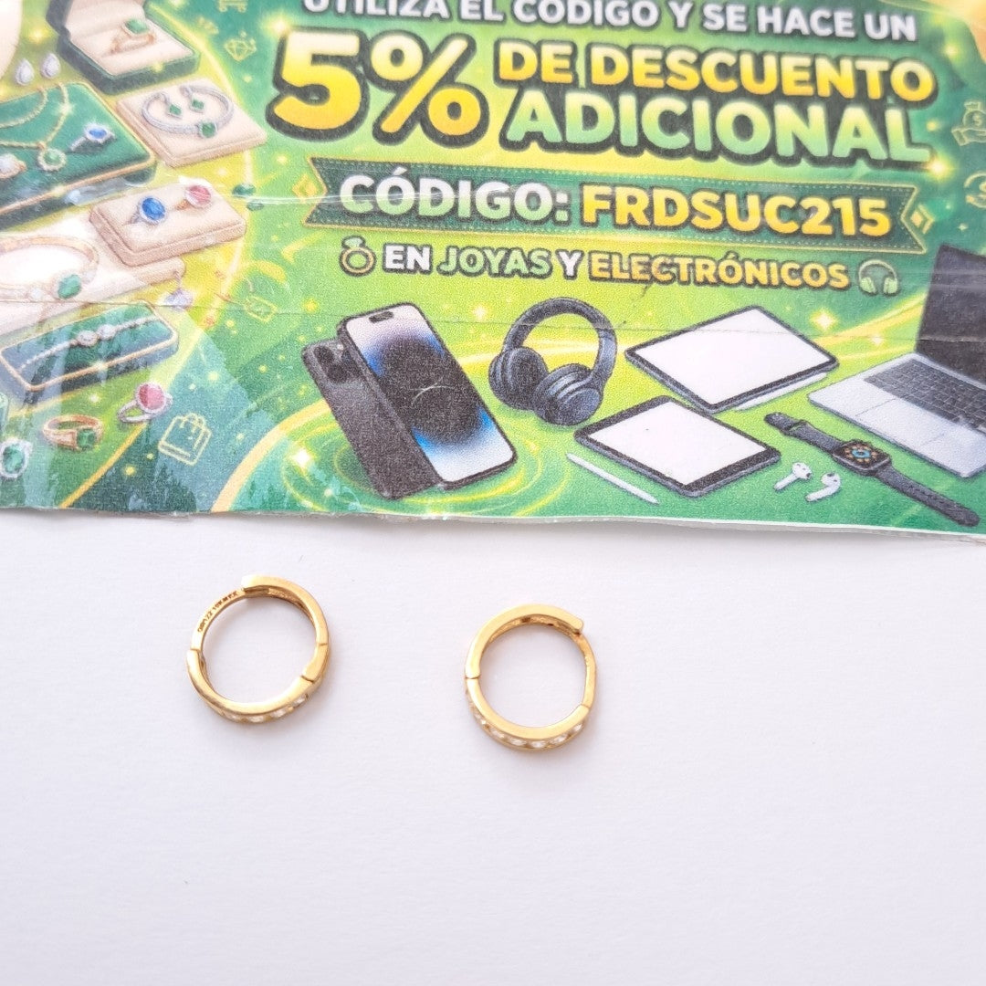 ARRACADAS PAR ORO 10 K 1,10 GRMS (SEMINUEVO)