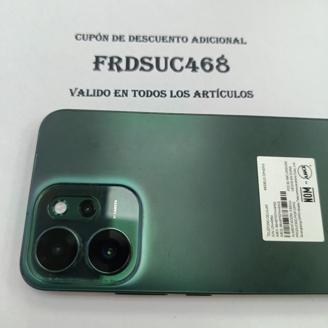 CELULAR OPPO RENO 14 F CPH2743 (2025) 256 GB 12 GB RAM (SEMINUEVO)