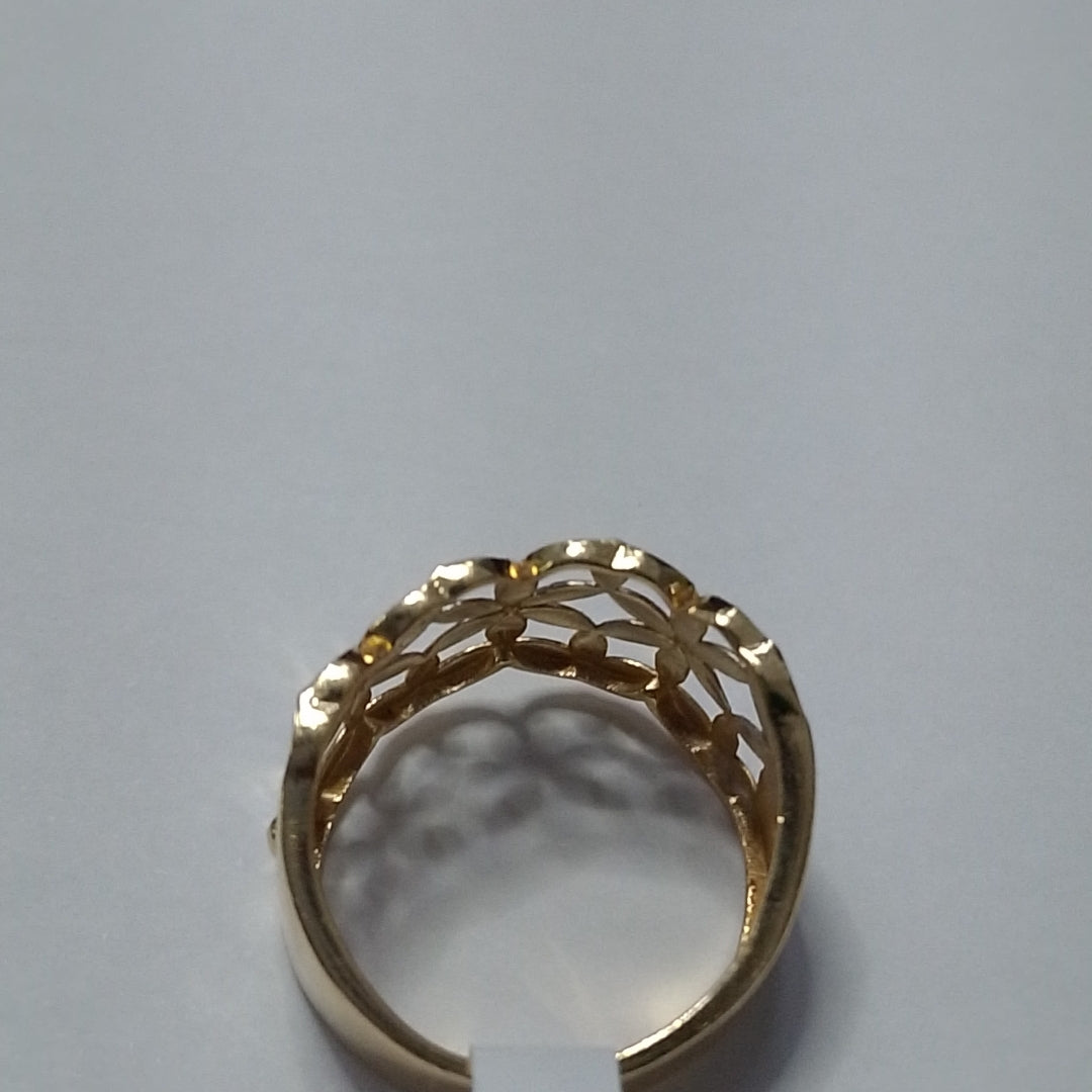 ANILLO ORO,RODIADO 14 K 2,50 GRMS (SEMINUEVO)