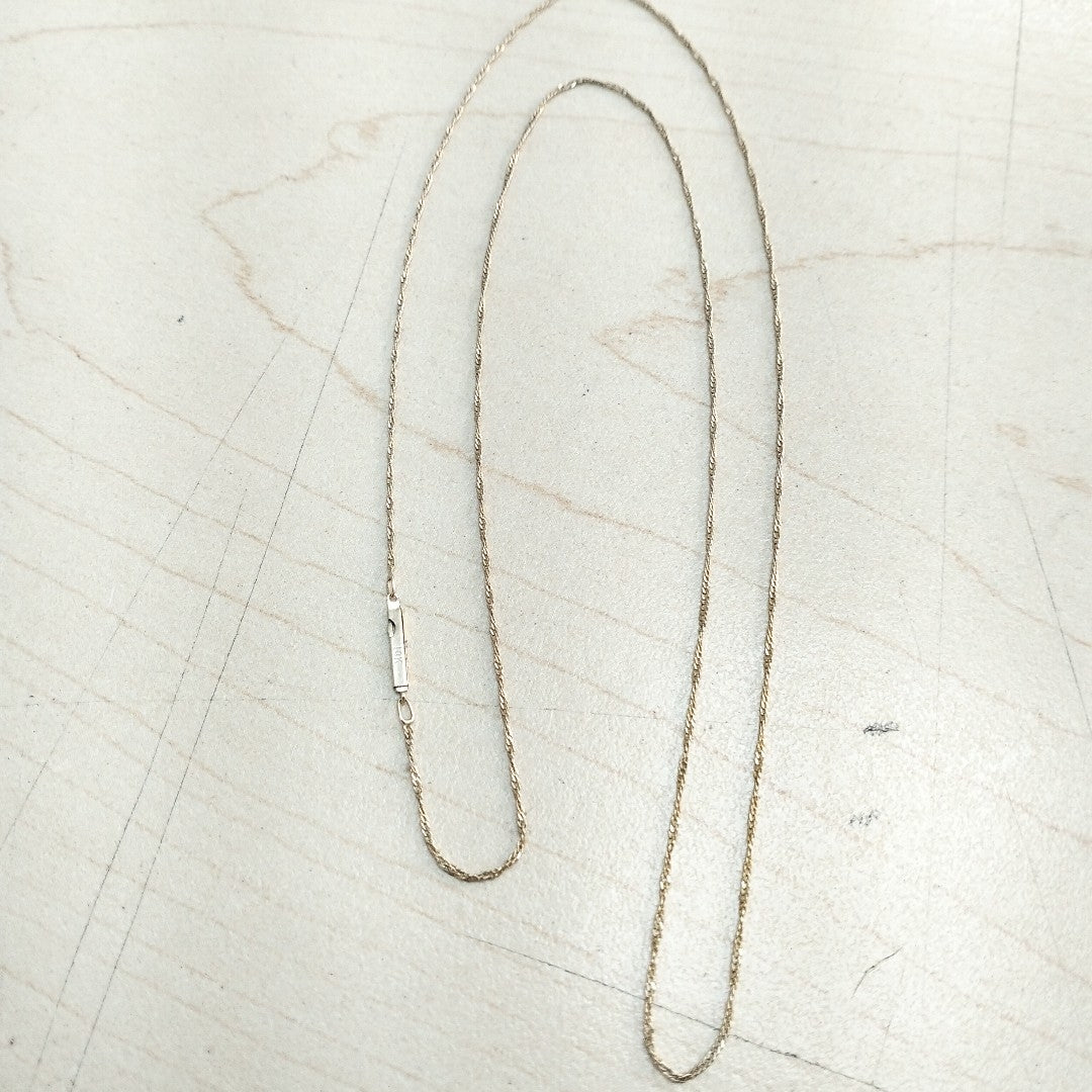 CADENA ORO 14 K 1,10 GRMS (SEMINUEVO)