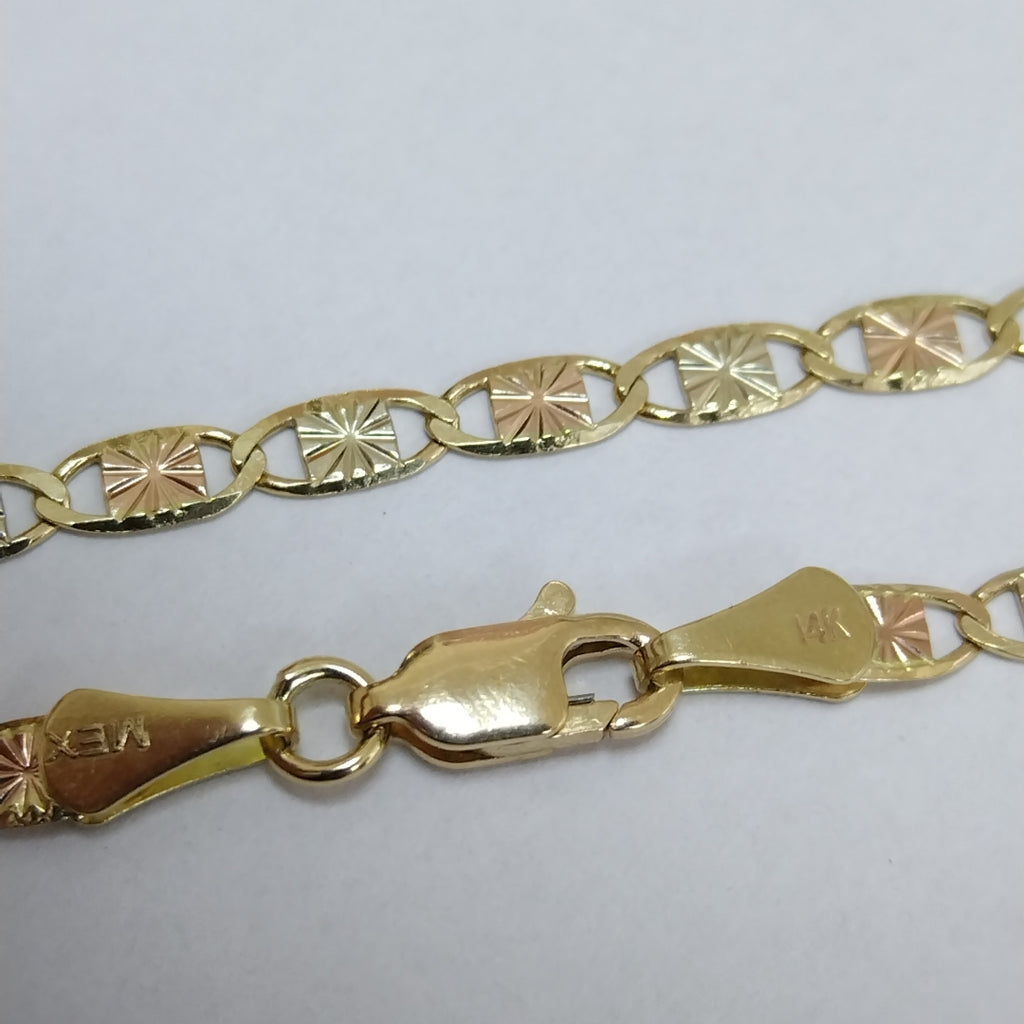 PULSERA GUCHI 14K 18 CM 2.9 GR (NUEVO)