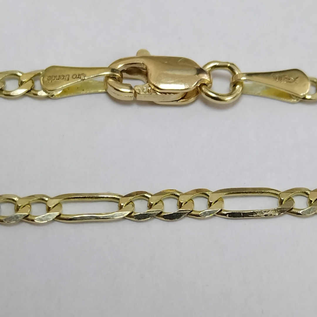 CADENA 3X1 14K 55 CM 4.9 GR (NUEVO)