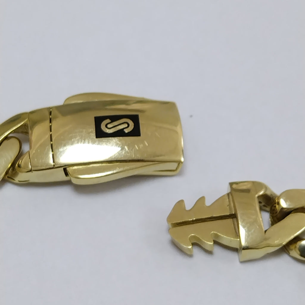 PULSERA MONACO ORO 14K 9 (NUEVO)