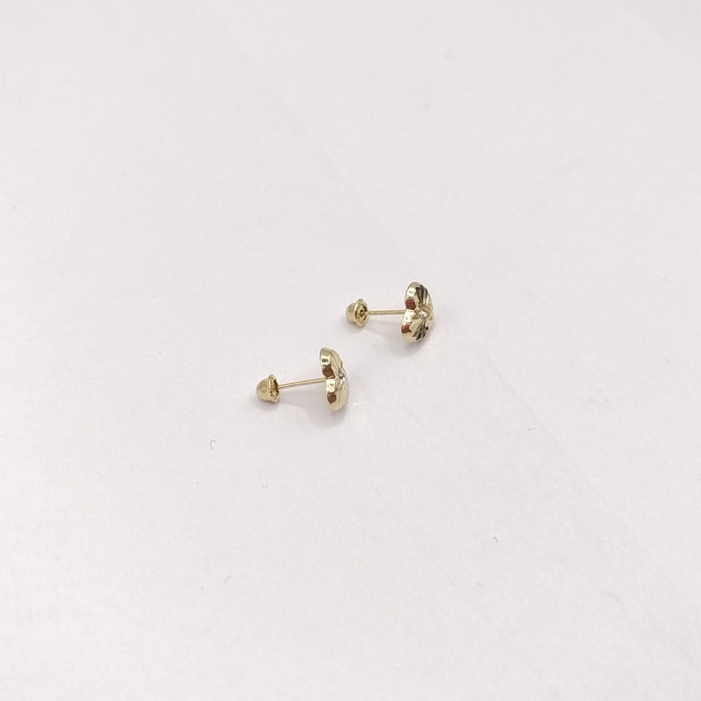 BROQUELES BROQUEL FIG CORAZON C CIRCONIA 14K 0.2603 GR (NUEVO)