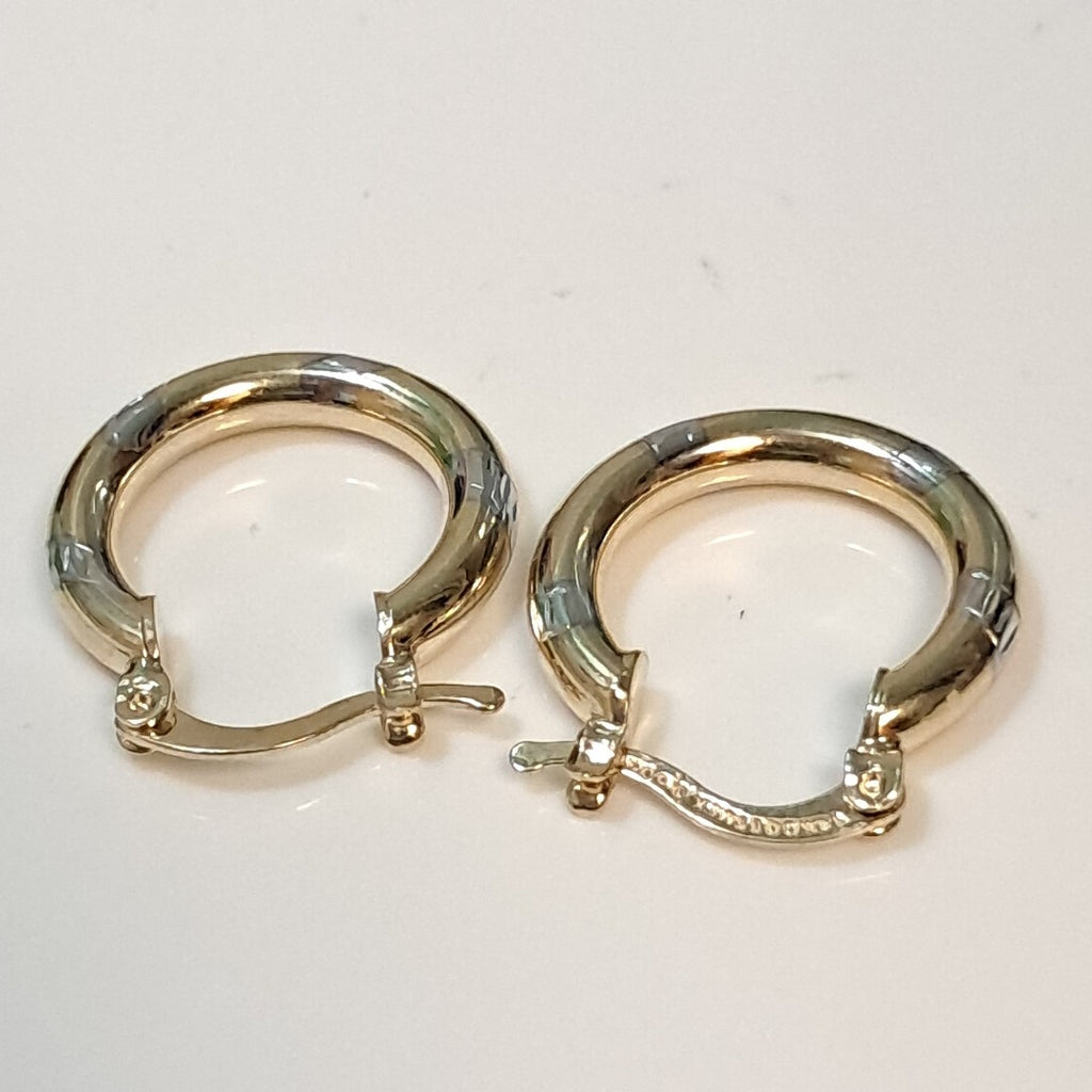 ARETES ARRACADAS COMBINADAS 14K 1.6 GR (NUEVO)