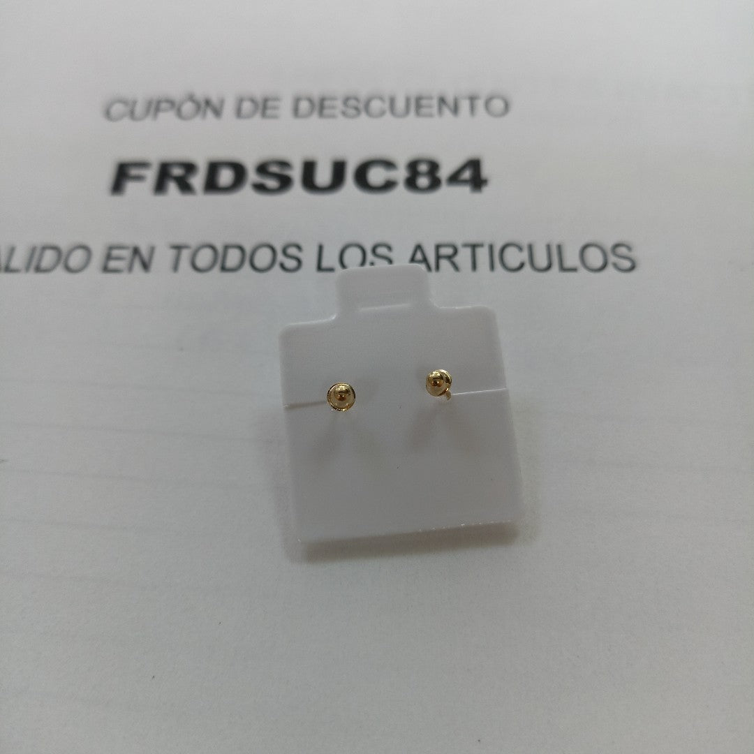 BROQUELES BROQUEL C CIRCONIA 14K 0.27 GR (NUEVO)