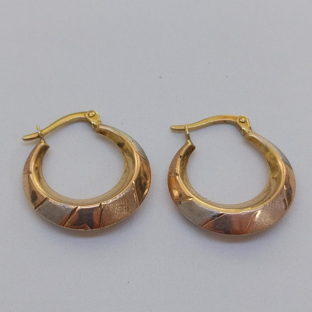 ARRACADAS PAR ORO 14 K 1.8 GRMS (SEMINUEVO)