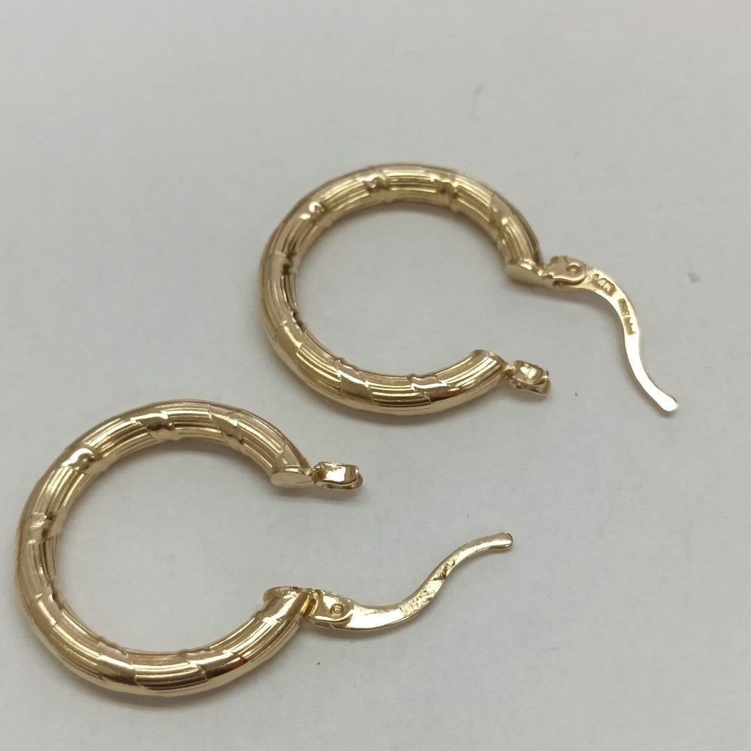 ARETES ARRACADAS 14K 2.7 GR (NUEVO)