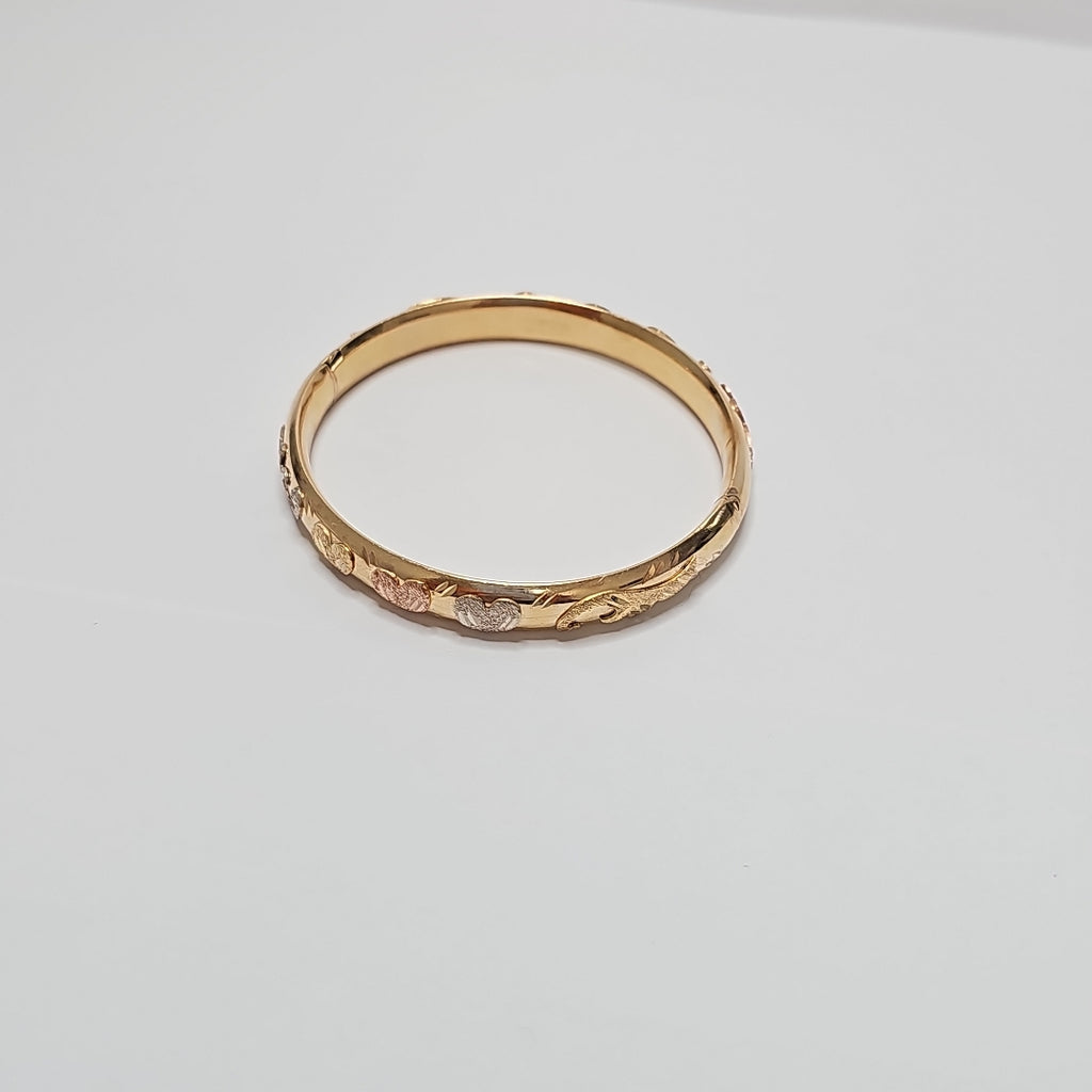 PULSERA RIGIDA ORO 10 K 12,80 GRMS (SEMINUEVO)