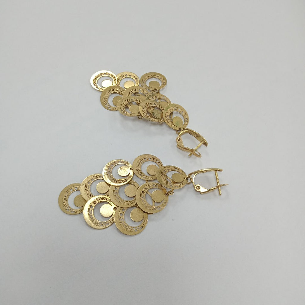 ARETES PAR ORO 18 K 8.7 GRMS (SEMINUEVO)