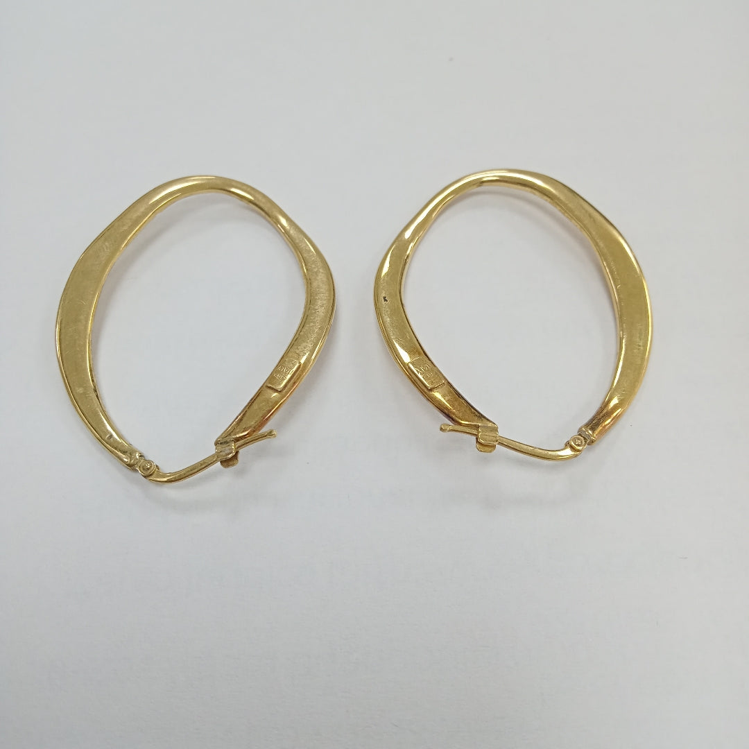ARRACADAS PAR ORO 14 K 6.9 GRMS (SEMINUEVO)
