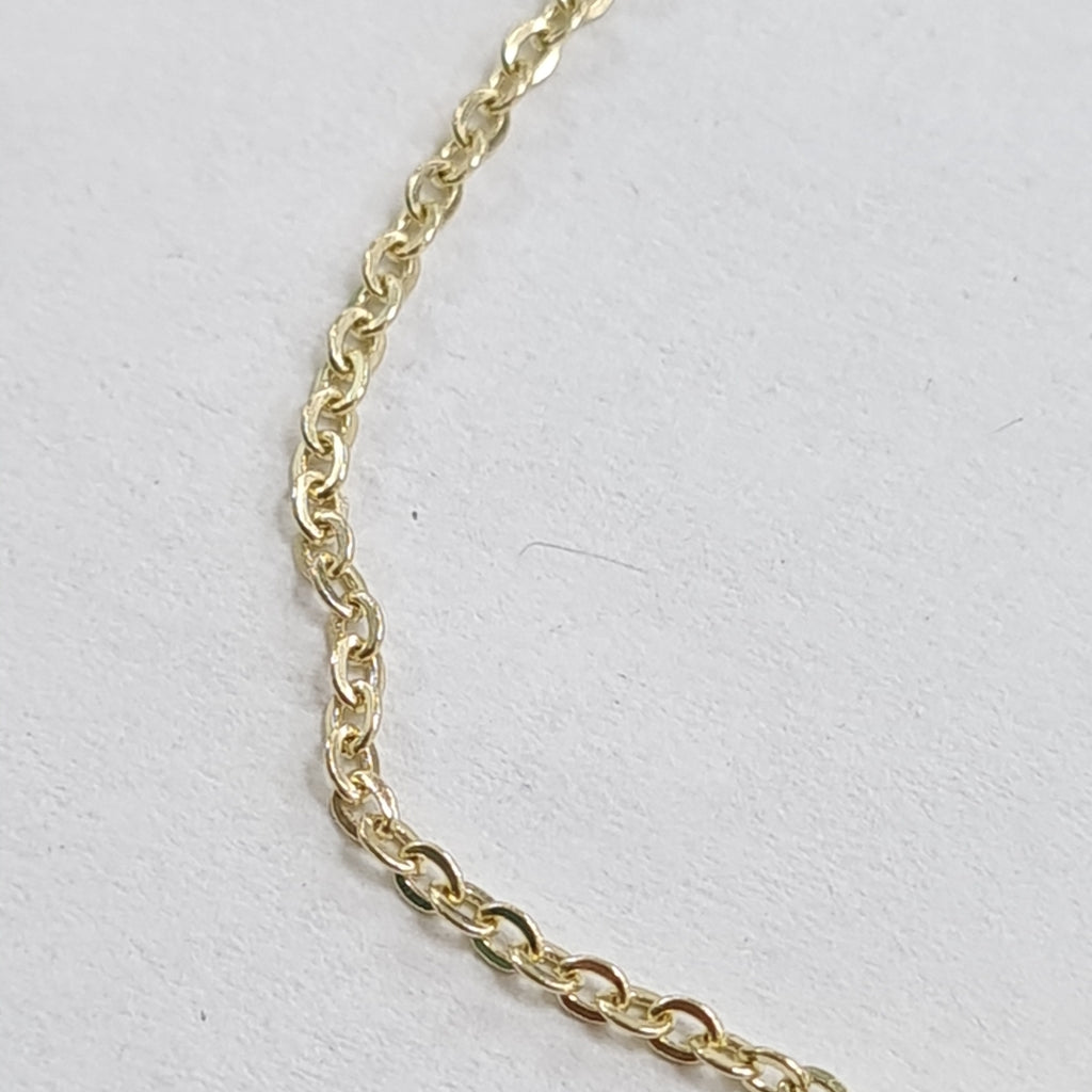 PULSERA TEJIDO ESPECIAL C CORAZONES 14K 18 CM 1.7 GR (NUEVO)