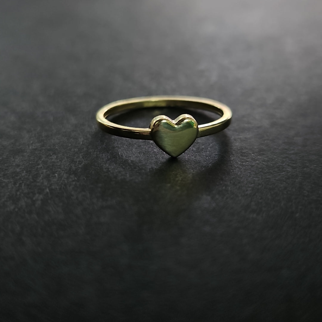 ANILLOS ANILLITO FIG CORAZON 10K TALLA 7 1.1 GR (NUEVO)