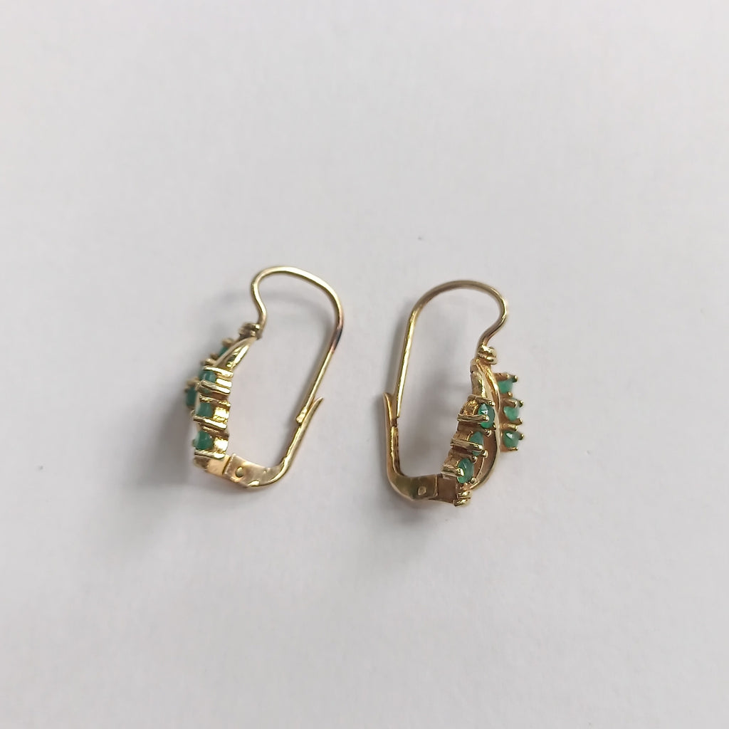 ARETES PAR ORO 14 K 2,60 GRMS (SEMINUEVO)
