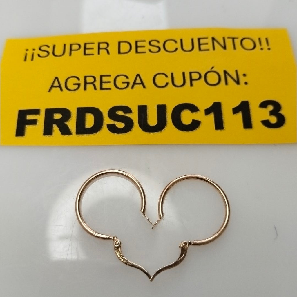 ARETES ARRACADAS 14K 1.4 GR (NUEVO)