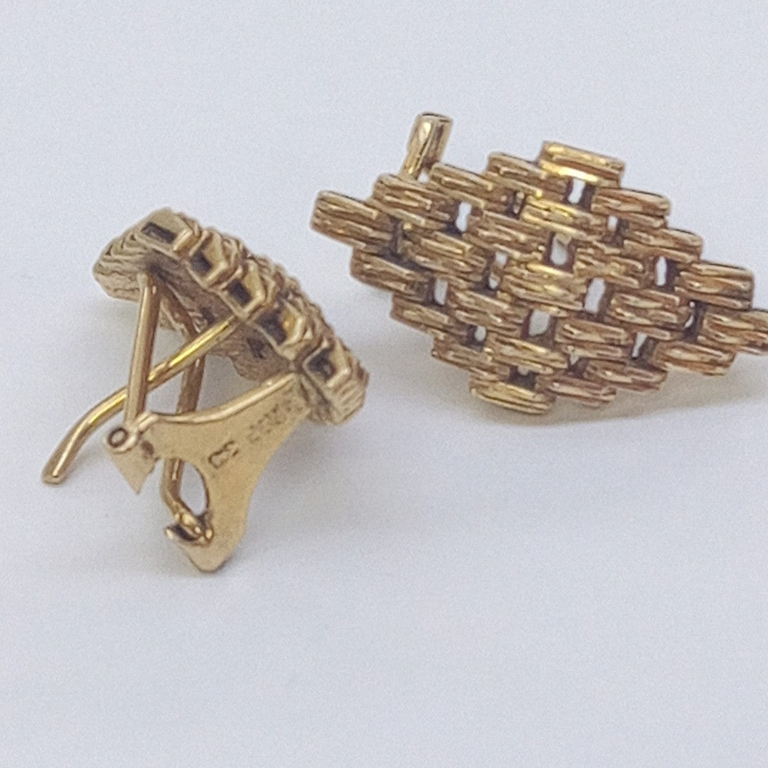 ARETES PAR ORO 18 K 7,80 GRMS (SEMINUEVO)