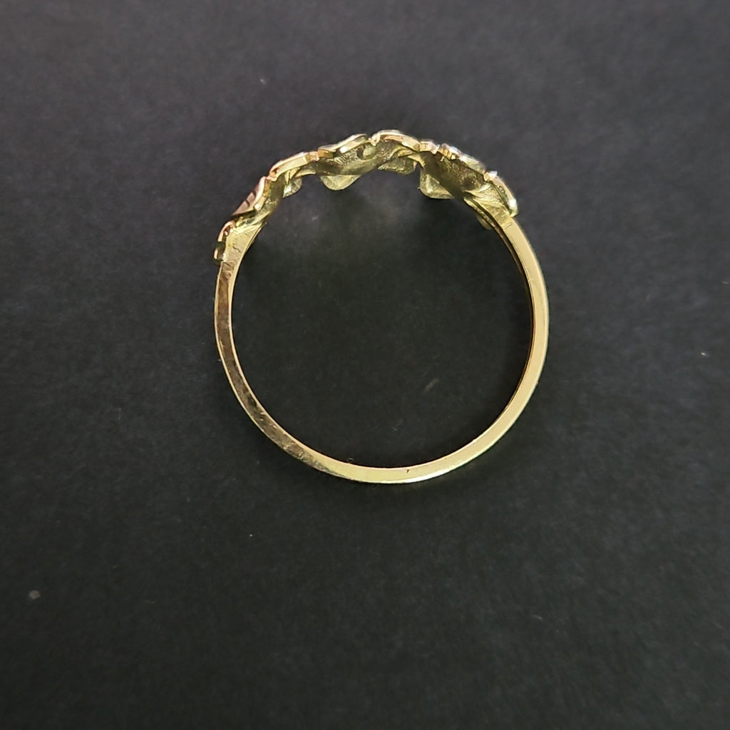 ANILLOS ANILLITO FIG FLORES 10K TALLA 7 1.2 GR (NUEVO)