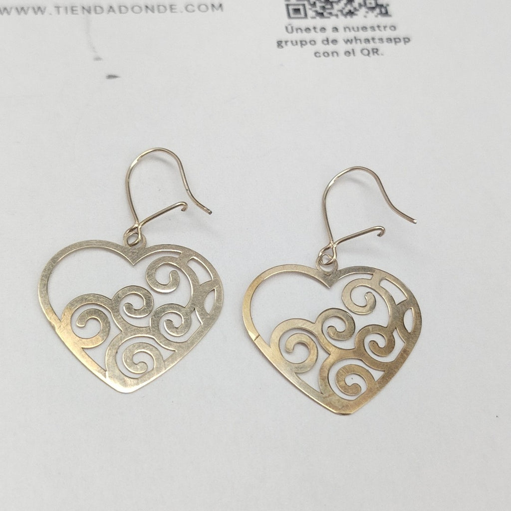 ARETES PAR ORO 14 K 1,50 GRMS (SEMINUEVO)