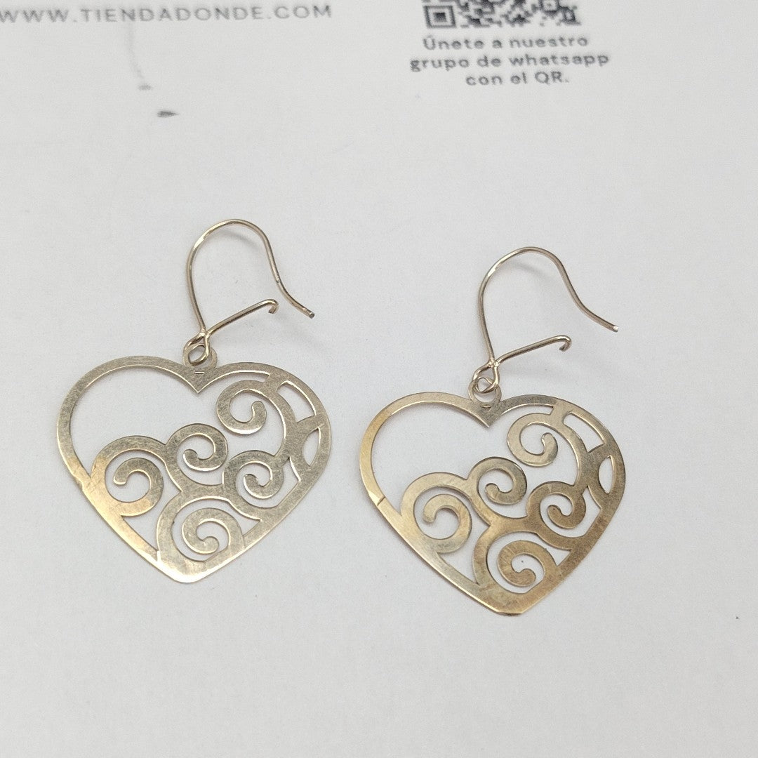 ARETES PAR ORO 14 K 1,50 GRMS (SEMINUEVO)