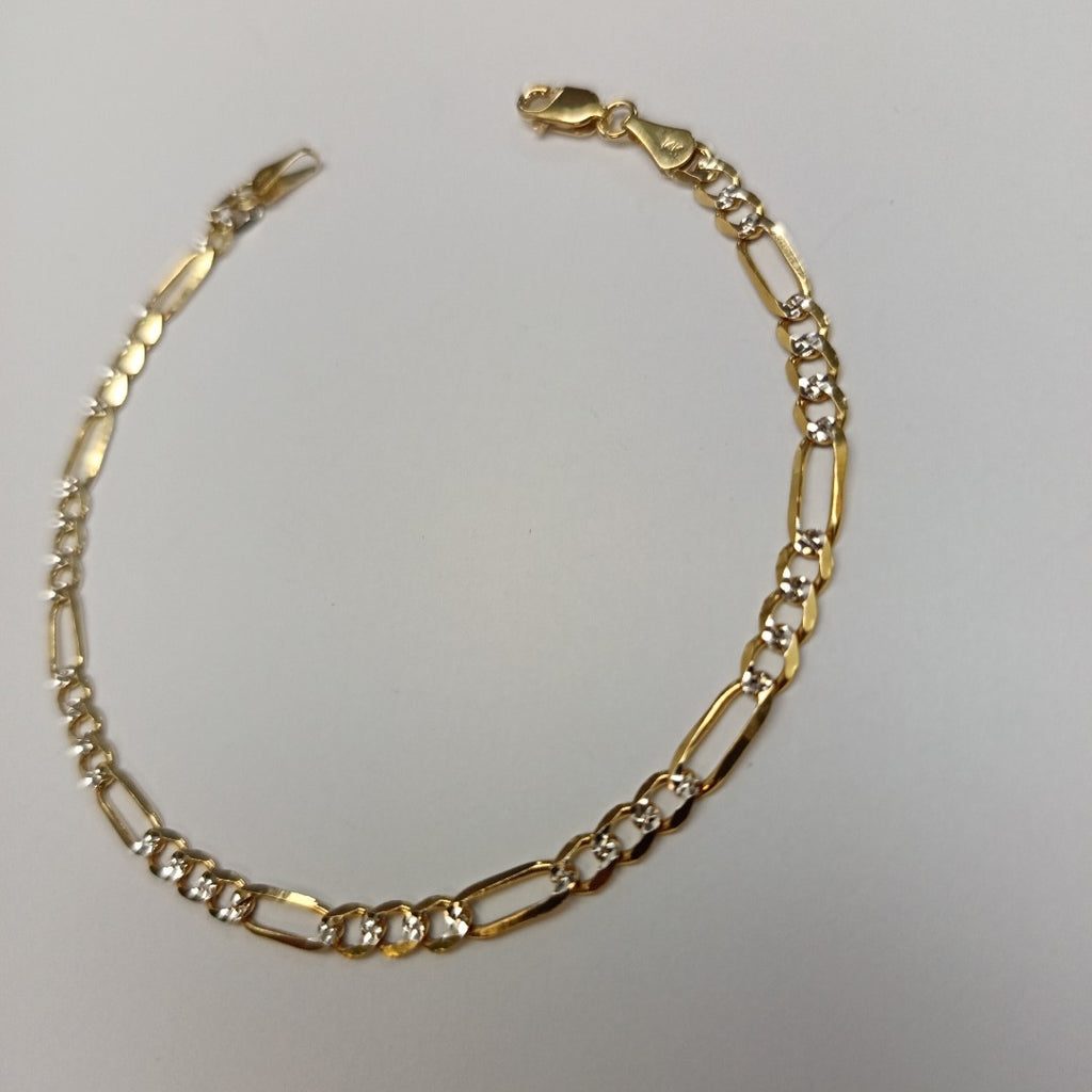 PULSERA 3X1 14K 21 CM 4.6 GR (NUEVO)