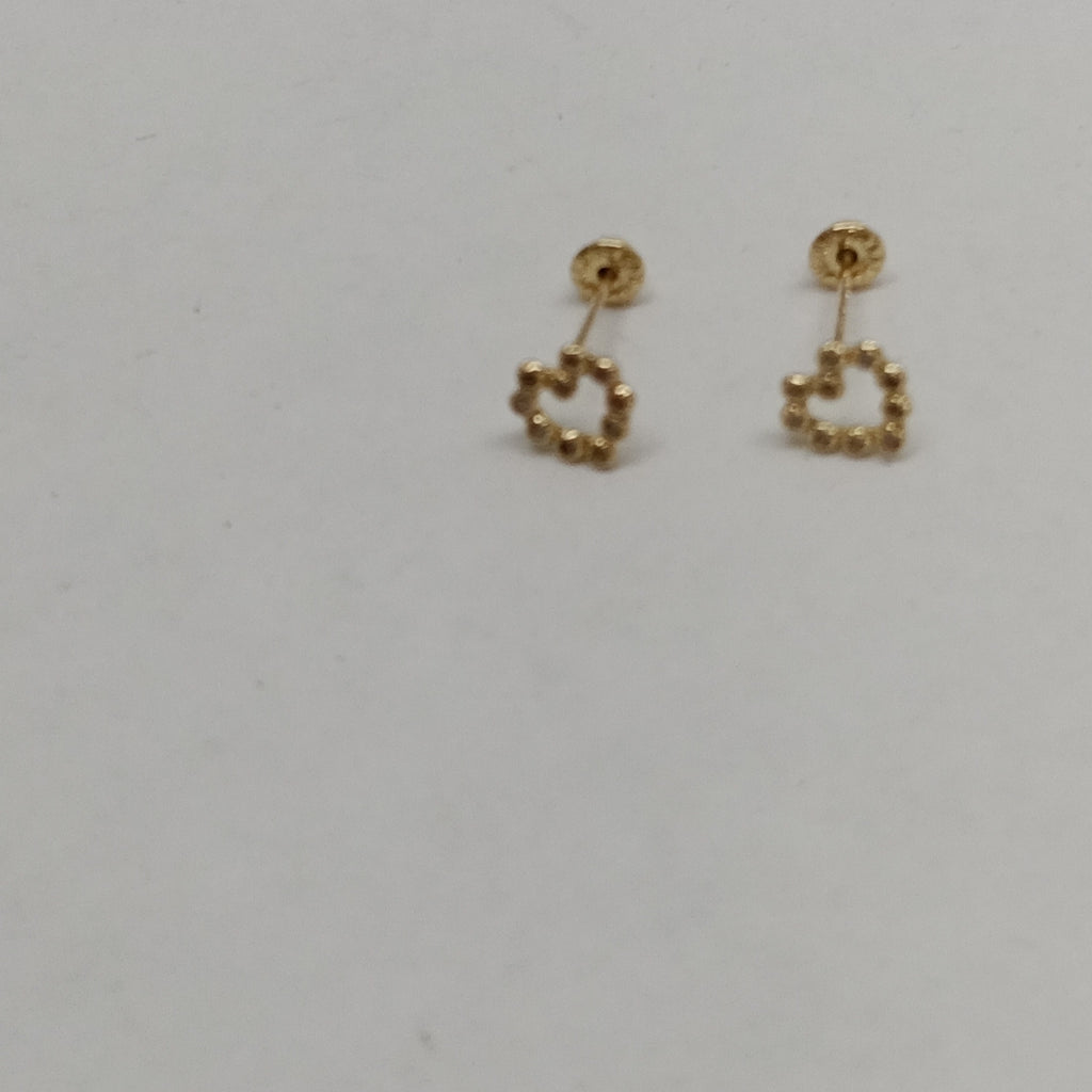 BROQUELES BROQUEL FIG CORAZON 14K 0.23 GR (NUEVO)